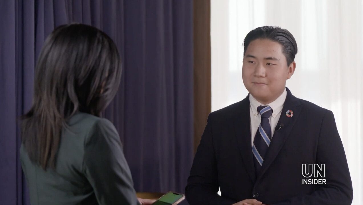 Jaewon Choi interviewed for CGTN's UN Insider programme